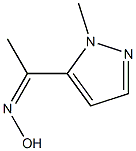 (Z)-1-(1-methyl-1H-pyrazol-5-yl)ethanoneoxime Structure