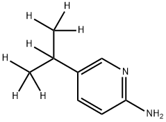 2-Amino-5-(iso-propyl-d7)-pyridine 구조식 이미지