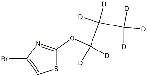 4-Bromo-2-(n-propoxy-d7)-thiazole Structure