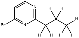 4-Bromo-2-(n-propyl-d7)-pyrimidine Structure