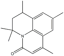 1,5,5,7,9-pentamethyl-6,7-dihydropyrido[3,2,1-ij]quinolin-3(5H)-one 구조식 이미지