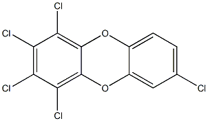 1,2,3,4,7-PENTACHLORODIBENZO-P-DIOXIN (13C12, 99%) 5 ug/ml in Nonane 구조식 이미지