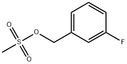 (3-FLUOROPHENYL)METHYL METHANESULFONATE Structure