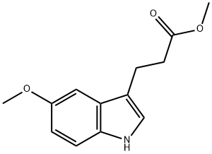 Methyl 3-(5-methoxy-1H-indol-3-yl)propanoate 구조식 이미지