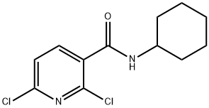 2,6-dichloro-N-cyclohexylnicotinamide 구조식 이미지