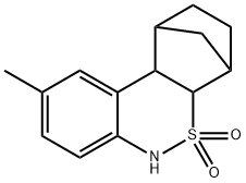 9-methyl-2,3,4,4a,6,10b-hexahydro-1H-1,4-methanodibenzo[c,e][1,2]thiazine 5,5-dioxide Structure
