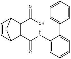 3-([1,1'-biphenyl]-2-ylcarbamoyl)-7-oxabicyclo[2.2.1]hept-5-ene-2-carboxylic acid Structure