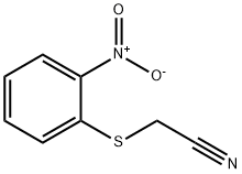 2-(2-nitrophenylthio)acetonitrile 구조식 이미지