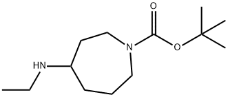 tert-butyl 4-(ethylamino)azepane-1-carboxylate 구조식 이미지