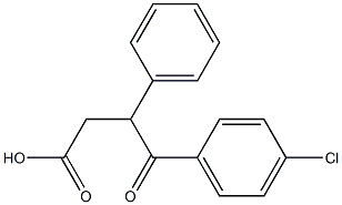 4-(4-Chlorophenyl)-4-oxo-3-phenylbutanoic acid Structure