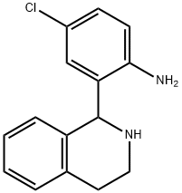 4-Chloro-2-(1,2,3,4-tetrahydroisoquinolin-1-yl)aniline 구조식 이미지