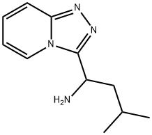 (3-Methyl-1-[1,2,4]triazolo[4,3-a]pyridin-3-ylbutyl)amine hydrochloride Structure