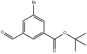 tert-butyl 3-bromo-5-formylbenzoate 구조식 이미지