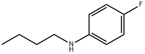 Benzenamine, N-butyl-4-fluoro-
 Structure