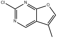 2-chloro-5-methylfuro[2,3-d]pyrimidine 구조식 이미지