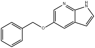 5-Benzyloxy-1H-pyrrolo[2,3-b]pyridine 구조식 이미지