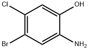 2-Amino-4-bromo-5-chloro-phenol Structure