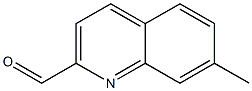 7-METHYLQUINOLINE-2-CARBALDEHYDE Structure