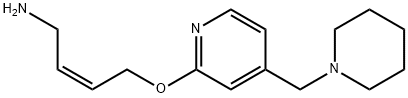 4-[4-(piperidin-1-ylmethyl)pyridin-2-yl]oxybut-2-en-1-amine Structure