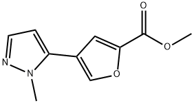 methyl 4-(1-methyl-1H-pyrazol-5-yl)furan-2-carboxylate Structure