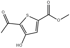 methyl 5-acetyl-4-hydroxythiophene-2-carboxylate 구조식 이미지