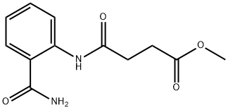 methyl 4-[(2-carbamoylphenyl)amino]-4-oxobutanoate 구조식 이미지