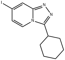 3-Cyclohexyl-7-iodo-1,2,4-triazolo[4,3-a]pyridine Structure