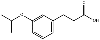 3-(3-Isopropoxy-phenyl)-propionic acid Structure