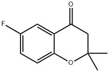 6-Fluoro-2,2-dimethylchroman-4-one 구조식 이미지
