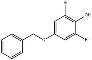 4-(Benzyloxy)-2,6-dibromophenol 구조식 이미지