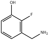 3-(aminomethyl)-2-fluorophenol 구조식 이미지