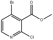 메틸4-브로모-2-클로로니코티네이트 구조식 이미지