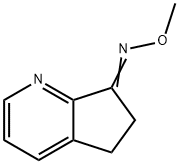 (Z)-5H-사이클로펜타[b]피리딘-7(6H)-온O-메틸옥심 구조식 이미지