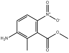 3-Amino-2-methyl-6-nitro methylbenzoate Structure
