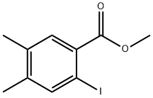 Methyl 2-iodo-4,5-dimethylbenzoate 구조식 이미지