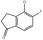 4-Chloro-5-fluoro-indan-1-one 구조식 이미지