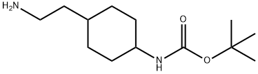 [4-(2-Amino-ethyl)-cyclohexyl]-carbamic acid tert-butyl ester Structure