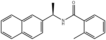 2-Methyl-N-(1R-naphthalen-2-yl-ethyl)-benzamide 구조식 이미지
