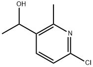1-(6-chloro-2-methylpyridin-3-yl)ethanol 구조식 이미지