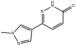 6-(1-methyl-1H-pyrazol-4-yl)pyridazin-3(2H)-one Structure