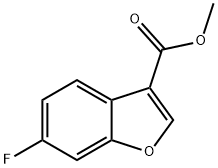 methyl 6-fluorobenzofuran-3-carboxylate 구조식 이미지