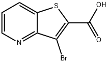 3-Bromo-thieno[3,2-b]pyridine-2-carboxylic acid 구조식 이미지