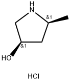 (3R,5S)-5-methylpyrrolidin-3-ol hydrochloride 구조식 이미지