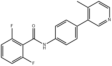 2,6-Difluoro-N-(4-(4-methylpyridin-3-yl)phenyl)benzamide Structure