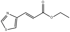 (E)-Ethyl 3-(Thiazol-4-Yl)Acrylate 구조식 이미지
