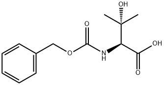 Cbz-(S)-2-amino-3-hydroxy-3-methylbutanoic acid Structure