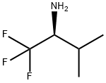 2-Butanamine, 1,1,1-trifluoro-3-methyl-, (2S)- Structure