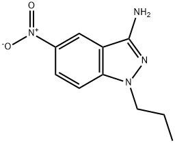 5-Nitro-1-propyl-1H-indazol-3-amine Structure