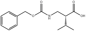 Cbz-(R)-2-(aminomethyl)-3-methylbutanoic acid Structure