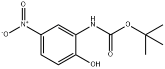 tert-butyl (2-hydroxy-5-nitrophenyl)carbamate 구조식 이미지